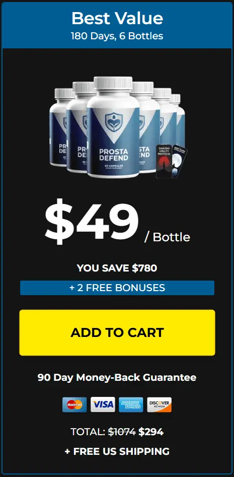 Prosta Defend buy 6 bottles best price